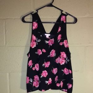 Flower Blouse Tank
